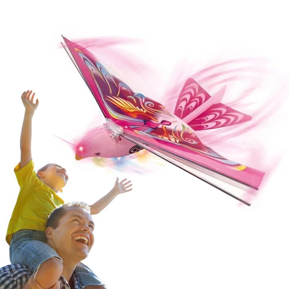 Flying Bird Toy, Self Flying Remote Control Bionic Flapping Wings Bird