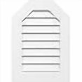 thumbnail image 3 of Ekena Millwork GVPOT28X3401SF Octagonal Top Surface Mount PVC Gable Vent, 28 W Inch x 34 H Inch, Factory Primed White, 3 of 4