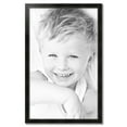 thumbnail image 2 of ArtToFrames 26" x 42" Honors Black with Silver Picture Frame, 26x42 inch Black Wood Poster Frame (WOM-5157), 2 of 7