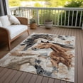 thumbnail image 6 of Addison Rugs Chantille Indoor/Outdoor Transitional Animal Beige Washable Rectangle Rug, 9' x 12', 6 of 6