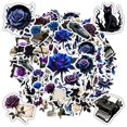 thumbnail image 4 of 35pcs Gothic Stickers Stationery Black Stickers Animal Teacher Reward Stickers Graffiti Decals for Suitcase Fridge Laptop, 4 of 9