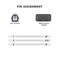 thumbnail image 2 of OBD2 to 3 Pin Adapter Cable for Jet Boat Marine Outboard Motorboat, 2 of 5