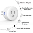 thumbnail image 4 of CMARS Prise Intelligente, Mini Prise Intelligente ZigBee Switch Fonctionne avec ST, Alexa, Echo (4e Gén.) Echo Plus (2e) Google Home, Fonctionne comme Prolongateur de Portée, Hub Requis Ï1⁄4ˆ2 Packï1⁄4‰, 4 of 4