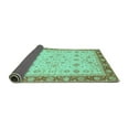 thumbnail image 2 of Ahgly Company Indoor Rectangle Abstract Turquoise Blue Modern Area Rugs, 7' x 9', 2 of 4