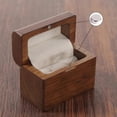 thumbnail image 2 of Jewellery Ring Display Stand Solid Wood Storage Box Vintage Men And Women Portable Travel Packing Case, 2 of 5