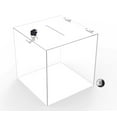 thumbnail image 1 of FixtureDisplays® Locking Donation Box - Large 20033, 1 of 5