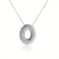 thumbnail image 2 of Collier Lettre Souris Sans Fil Incrusté de Cuivre Creux Collier Pendentif Alphabet Diamant, 2 of 4