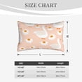 thumbnail image 6 of Fotbe Geese and Flower Pillow Cases - Envelope Closure - Luxury, Extra Soft, Cooling Pillow Covers - Wrinkle, Fade, Stain Resistant-20"x30", 6 of 9