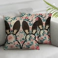 thumbnail image 2 of COMIO Bunny Eggs Peeps Easter Pillow Covers Farmhouse Easter Decorations Happy Easter Flowers Spring Throw Cushion Case for Home Sofa Couch&nbsp;2pc, 2 of 6