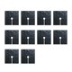 thumbnail image 1 of 10 piezas de cuadrados de mantillo para árboles para el control de malezas en jardinería y protección de árboles frutales 12 m x 12 m, 1 of 7