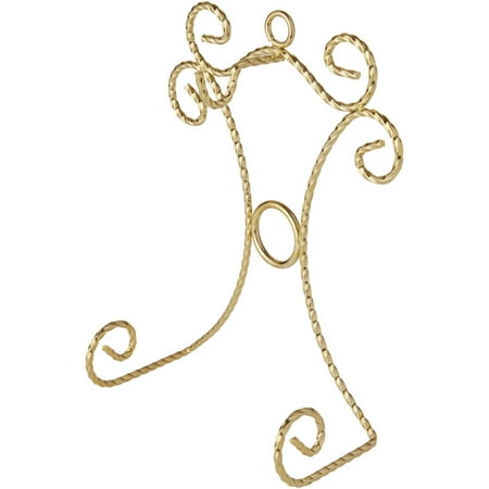 

Bard s Shiny Gold-toned Wall Mountable Cup and Saucer Hanger 7.25 H x 5 W x 2.75 D Pack of 2