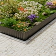 thumbnail image 3 of Corrugated Metal Garden Edging 6" x 20Ft, Landscape Edging Border for Lawn, Flower Bed, Garden Fence, Paver (Black), 3 of 7