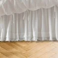 thumbnail image 3 of 400TC Sateen Solid Cotton Fringe Ruffle Bed Skirt, 3 of 4