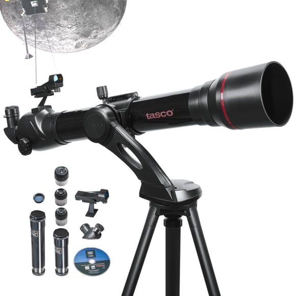 Telescopio Astronómico Profesional Tasco Spacestation Refractor 70mm 800mm 600x aumentos