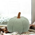 Clearance Masertor Teddy Fleece Pumpkin Throw Pillows Ultra Soft Sherpa
