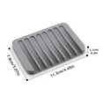 thumbnail image 5 of Shoreew Self Draining Soap Dish Silicone Soap Tray Waterfall Drainer Soap Holder for Bathroom Shower Bath Tub Kitchen Sink, 5 of 7