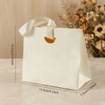 thumbnail image 3 of 16Pcs Elegant Gift Bags with Ribbon Handles, Durable Reusable Paper Luxury Gift Bags, White Gift Bags with Handles, for Wedding, Bridal Shower, Bridesmaid, Anniversary, Party, 3 of 5