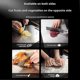 thumbnail image 4 of Titanium Cutting Boards for Kitchen, 2025 New Brushed Cutting Board Stainless Steel Cutting Board, Chopping Board Cutting Mat Kitchen Cooking, 4 of 5