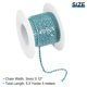 thumbnail image 2 of 5.5 Yardas Cristal Imitación Diamante Cadena 3mm Cosido Cerrar Garra Cadena Adorno para Bricolaje Joyería Ropa Bolsos Zapatos Decoración Plata Inferior Parte Lago Azul, 2 of 7