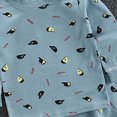 thumbnail image 4 of NOLDARES Toddler Pajamas Boys Girls Baby Pjs Sets Kids Long-Sleeve Snug fit Sleepwear 6-12 Months 12-24 Months 2t 3t 4t 5t 6t 7t 8t 9t Children,Dark Blue,4-5 Y, 4 of 4