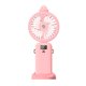 thumbnail image 3 of Ventilador plegable recargable con pulverizador, indicador LED, 5 velocidades, ajustable para viajes, 4, 3 of 5