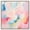 Silver Frame, variant on Cotton Candy Clouds II Canvas Colorful Spring Art by Art Remedy, White Frame, 16 x 16