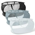 thumbnail image 1 of Hweilai 3 piece high strength mesh pop-up laundry basket, 1 of 5