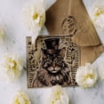 thumbnail image 6 of 1pc PVC Stamp for DIY Scrapbooking Cat Shape 100x100mm, 6 of 7