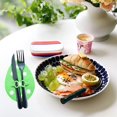 thumbnail image 6 of Michellecmm Easter Egg Shaped Cutlery Holder 4 Pcs Felt Flatware Bags Table Decorations for Party, 6 of 8
