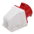 thumbnail image 2 of 380415V 4Pin 16A Conector de alimentación industrial trifásico Enchufe industrial impermeable (3P+E), 2 of 8
