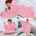 thumbnail image 5 of Sudadera Cobija Bluelander para Niño o Niña, Unisex, Capucha con Borrega y Mangas, Rosa, 5 of 5