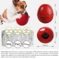 thumbnail image 2 of 1pcs Jouet à Mâcher pour Chien en Caoutchouc Naturel Résistant Jouet Interactif Remplissable pour Chien, 2 of 6