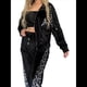 thumbnail image 3 of Chándal de 2 Piezas con Capucha y Cremallera para Mujer, de Larga, Ajustado, con Pantalones Largos, Color Liso, Informal. Negro XXL, 3 of 6
