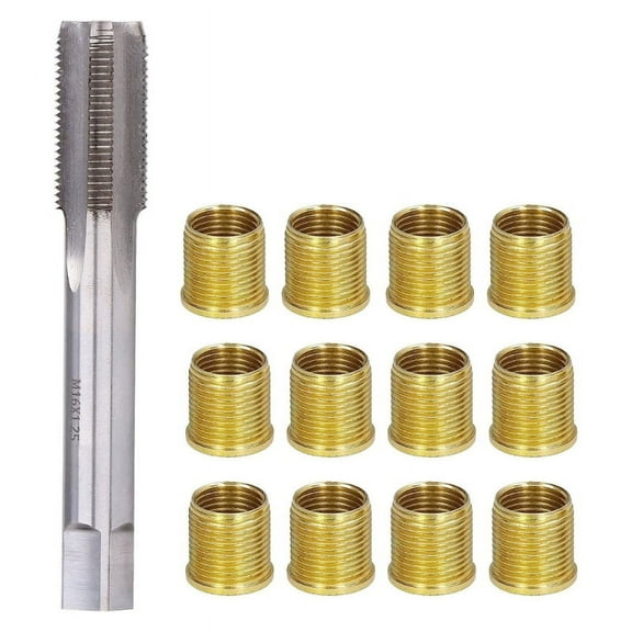 M14 Spark Plug Thread Repair Kit Restore Damaged Thread Inserts Tap And Die Set