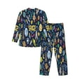 thumbnail image 2 of Bingfone Men'S Pajama Set 2 Piece Loungewear Pjs, Long Sleeve With Pajama Pants-Colorful Space, 2 of 9