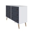 thumbnail image 6 of Manhattan Comfort Amber Double Dresser with Faux Leather Handles, 6 of 7