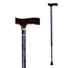 Carex Designer Derby Adjustable Walking Cane for All Occasions, Blue, 250 lb Weight Capacity