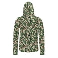 thumbnail image 6 of Htigea Women's Camo Hoodie UPF 50+ Long Sleeve Lightweight Summer Fishing Shirts with Face Mask Outdoor Rash Guard Tops O Multicolor XXL, 6 of 7