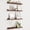 Picture Ledge Shelves,walnut, variant on General Picture Ledge Shelf, 24 Inch Floating Shelves Set of 2, Nursery Book Shelves for Toys Storage, Kids Bookshelf Wall Mounted for Wall Decor Books Photo Frames, Black