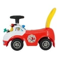 thumbnail image 3 of Kiddieland Disney Mickey Mouse Fire Truck Activity Interactive Ride-On Car, Red, 3 of 8