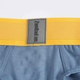 thumbnail image 6 of TANBOM Mens Tagless Thong Underwear Low Rise T Back Bulge Pouch Stretch Thongs Grayish Blue M, 6 of 6