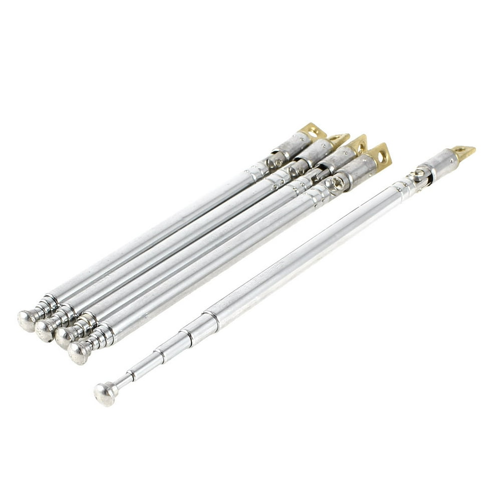 5 x Radio Control Receiver 180 Degree Telescoping Antenna 5 Sections
