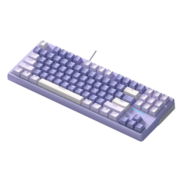 Teclado mecánico X87 JUNTA Estructura 87 Teclas Teclado Gamer 11 Efectos de luz Likrtyny Para estrenar