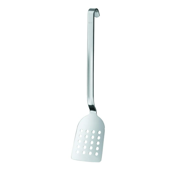 R√∂sle Stainless Steel Hook Perforated Turner, 13-inch