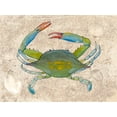 thumbnail image 2 of Ludwig, Alicia 32x25 White Modern Wood Framed Museum Art Print Titled - Crabulous I, 2 of 4