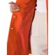 thumbnail image 5 of Abrigo largo clásico de invierno de una sola botonadura para mujer INSPIRE CHIC con bolsillos XS Naranja, 5 of 6