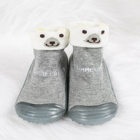 

Gubotare Baby Socks Newborn Boy Baby Girl Boy Crew Socks with Grips Toddler Infant Non Skid Cotton Socks B 12-18 Months