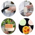 thumbnail image 4 of Esponja exfoliante corporal de lufa natural de 4 pulgadas para el cuidado de la piel en baños, spas y duchas, paquete de 4, 4 of 5