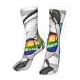 thumbnail image 6 of Goofa Panda with Sun glasses for 16in Socks, Funny Novelty Crazy Design Cotton Socks Sports Socks Knee High Socks For Men, Women,1Pairs - Gift For Working Friends, 6 of 7
