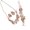 Upgraded version-Pink, variant on 4Pcs Shell Necklace Set Lightweight Alloy Jewelry For beach parties Gift